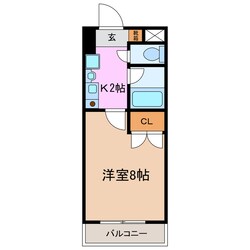 アミティエⅠの物件間取画像